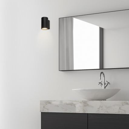 Brilagi - Zidna svjetiljka CRISPINA 1xGU10/10W/230V 10 cm crna