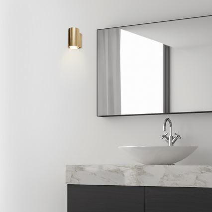 Brilagi - Zidna svjetiljka CRISPINA 1xGU10/10W/230V 10 cm zlatna