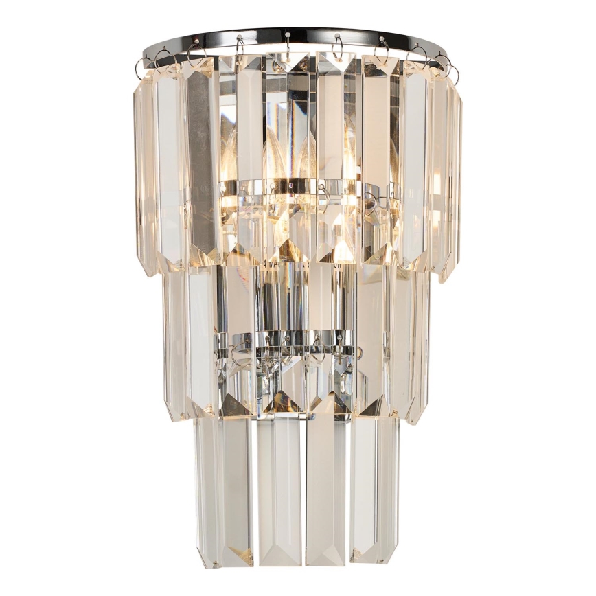 Brilagi - Zidna svjetiljka CRYSTAL 1xE14/60W/230V sjajni krom