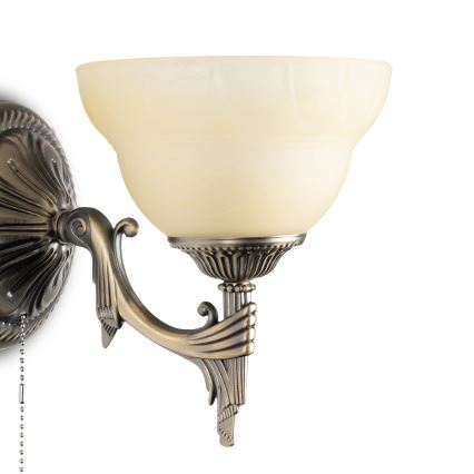 BRILAGI - Zidna svjetiljka DAHLIA 1xE27/40W/230V mesing