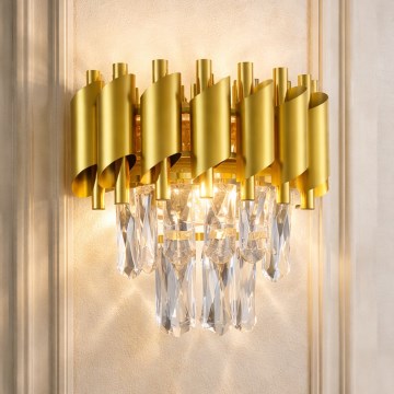 Brilagi - Zidna svjetiljka ECLIPSE 2xE14/10W/230V zlatna