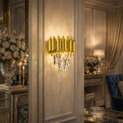 Brilagi - Zidna svjetiljka ECLIPSE 2xE14/10W/230V zlatna