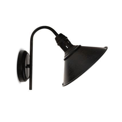 Brilagi - Zidna svjetiljka FORGE 1xE27/60W/230V crna