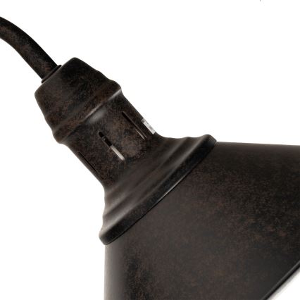 Brilagi - Zidna svjetiljka FORGE 1xE27/60W/230V crna