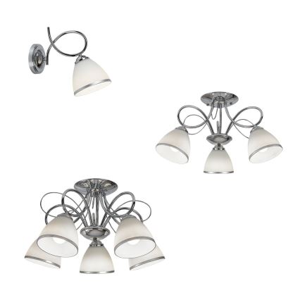 Brilagi - Zidna svjetiljka FRED 1xE27/60W/230V sjajni krom