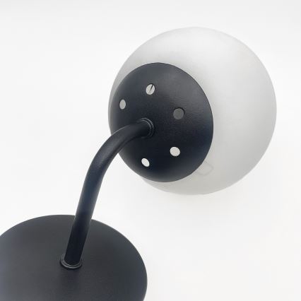 Brilagi - Zidna svjetiljka MALIVA 1xE14/15W/230V crna/bijela