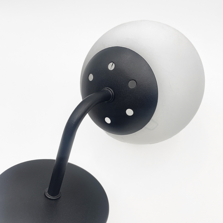 Brilagi - Zidna svjetiljka MALIVA 1xE14/15W/230V crna/bijela