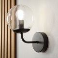 Brilagi - Zidna svjetiljka MALIVA 1xE14/15W/230V crna/prozirna