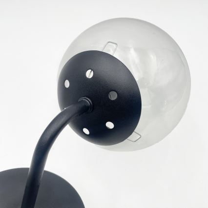 Brilagi - Zidna svjetiljka MALIVA 1xE14/15W/230V crna/prozirna