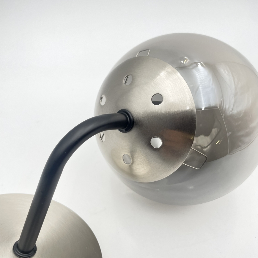 Brilagi - Zidna svjetiljka MALIVA 1xE14/15W/230V matni krom/dimljena