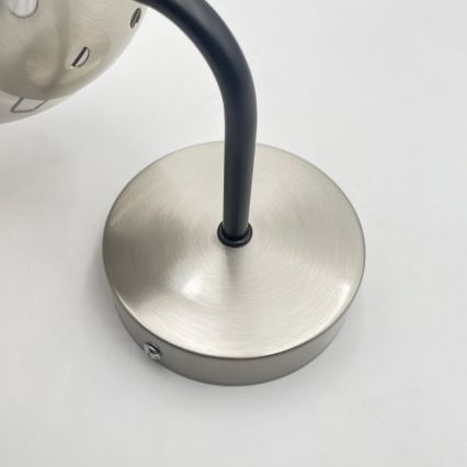 Brilagi - Zidna svjetiljka MALIVA 1xE14/15W/230V matni krom/dimljena