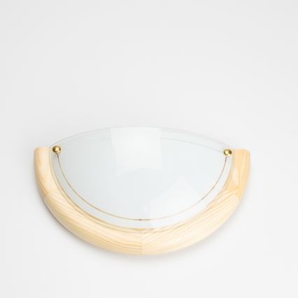 Brilagi - Zidna svjetiljka ORBIS 1xE27/60W/230V 30 cm borovica