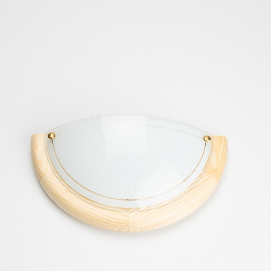 Brilagi - Zidna svjetiljka ORBIS 1xE27/60W/230V 30 cm borovica