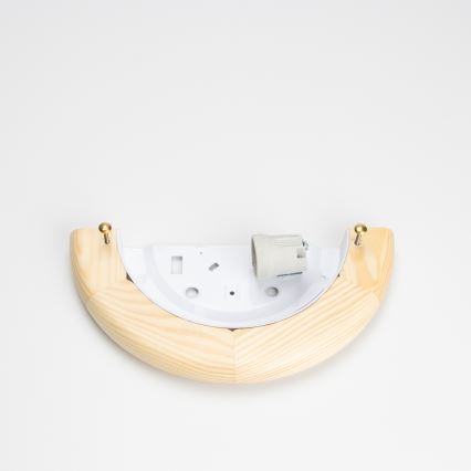 Brilagi - Zidna svjetiljka ORBIS 1xE27/60W/230V 30 cm borovica