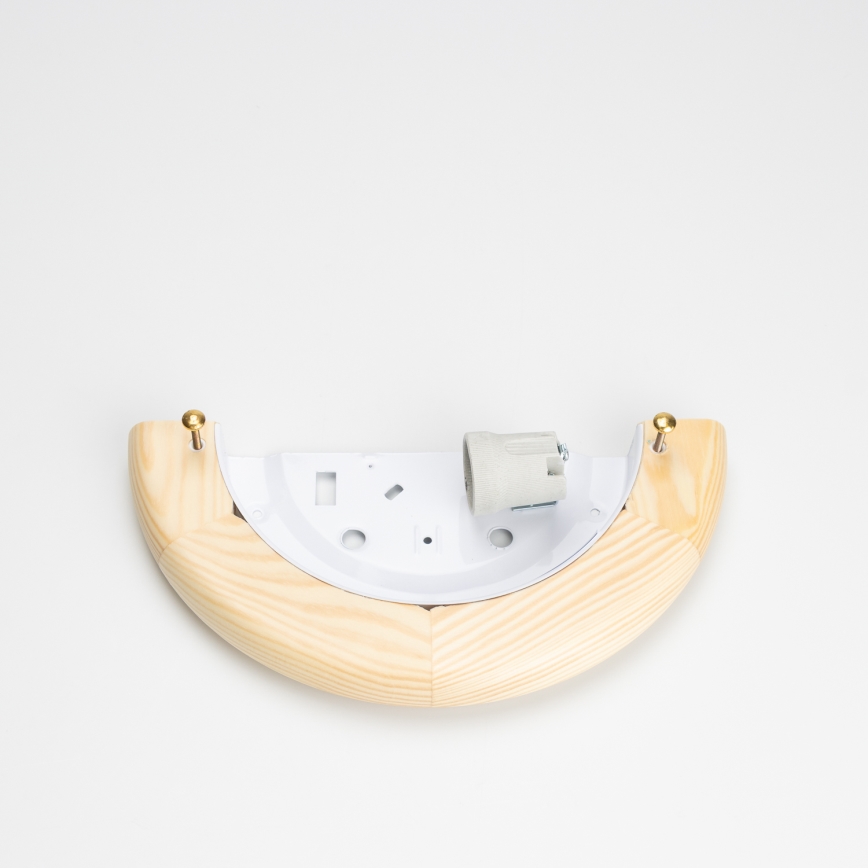 Brilagi - Zidna svjetiljka ORBIS 1xE27/60W/230V 30 cm borovica