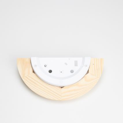 Brilagi - Zidna svjetiljka ORBIS 1xE27/60W/230V 30 cm borovica