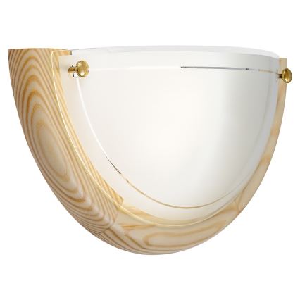 Brilagi - Zidna svjetiljka ORBIS 1xE27/60W/230V 30 cm borovica