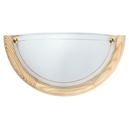 Brilagi - Zidna svjetiljka ORBIS 1xE27/60W/230V 30 cm borovica