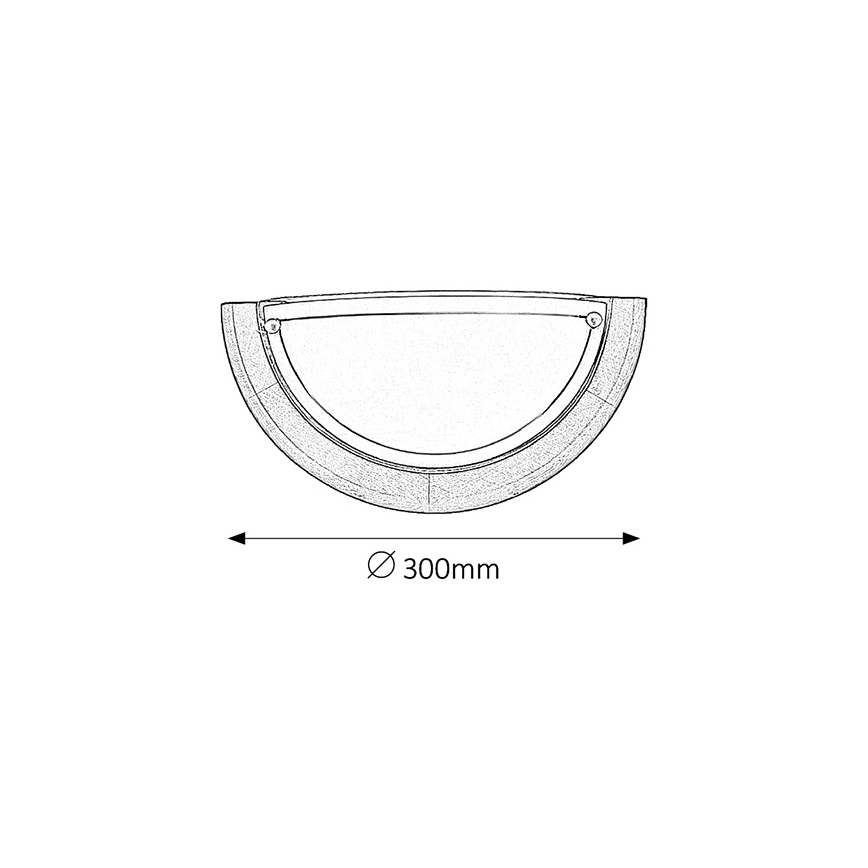 Brilagi - Zidna svjetiljka ORBIS 1xE27/60W/230V 30 cm borovina/hrast