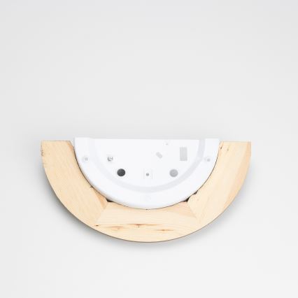 Brilagi - Zidna svjetiljka ORBIS 1xE27/60W/230V 30 cm borovina/hrast