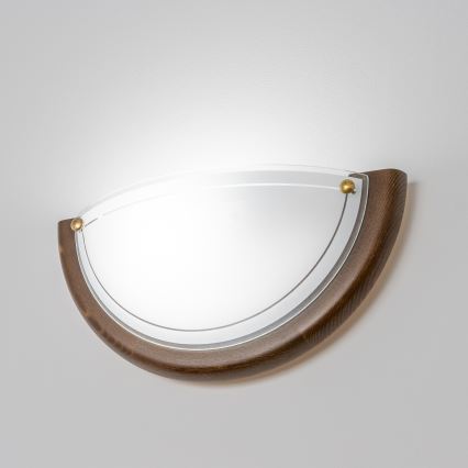 Brilagi - Zidna svjetiljka ORBIS 1xE27/60W/230V 30 cm borovina