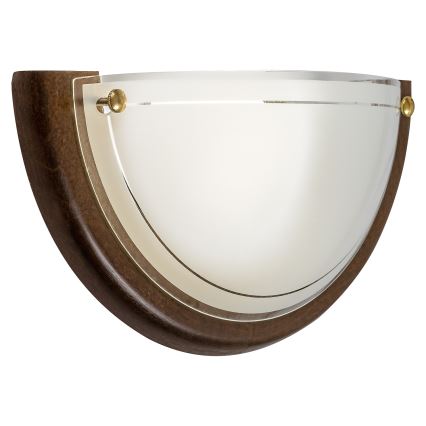 Brilagi - Zidna svjetiljka ORBIS 1xE27/60W/230V 30 cm borovina