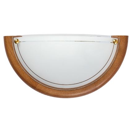 Brilagi - Zidna svjetiljka ORBIS 1xE27/60W/230V 30 cm borovina