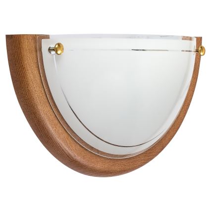 Brilagi - Zidna svjetiljka ORBIS 1xE27/60W/230V 30 cm borovina