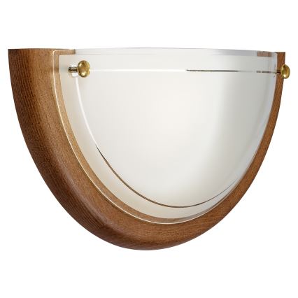 Brilagi - Zidna svjetiljka ORBIS 1xE27/60W/230V 30 cm borovina