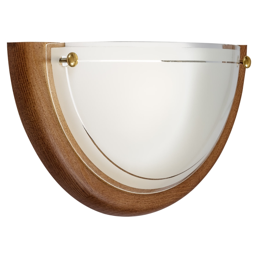 Brilagi - Zidna svjetiljka ORBIS 1xE27/60W/230V 30 cm borovina