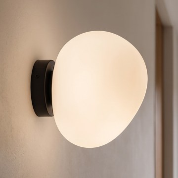 BRILAGI - Zidna svjetiljka PEBBLES 1xE27/40W/230V Ø 20 cm crna