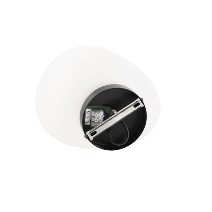 BRILAGI - Zidna svjetiljka PEBBLES 1xE27/40W/230V Ø 20 cm crna