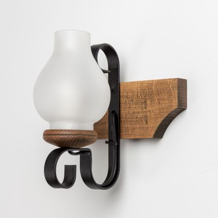 Brilagi - Zidna svjetiljka QUEEN 1xE14/40W/230V bukva