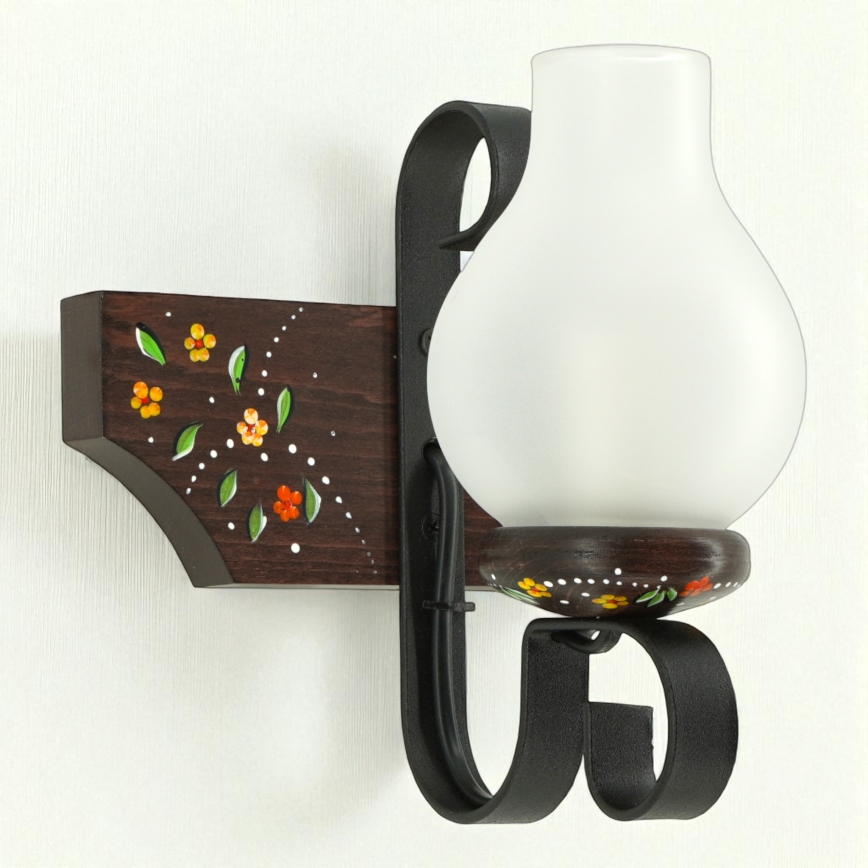 Brilagi - Zidna svjetiljka QUEEN 1xE14/40W/230V bukva/wenge