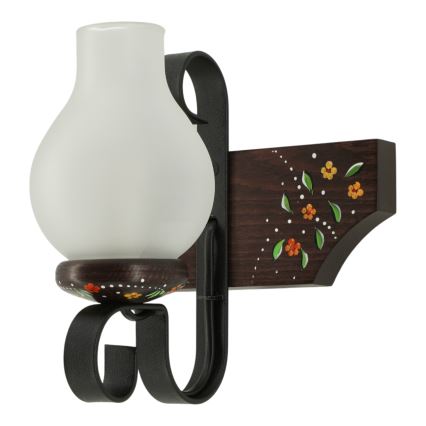 Brilagi - Zidna svjetiljka QUEEN 1xE14/40W/230V bukva/wenge