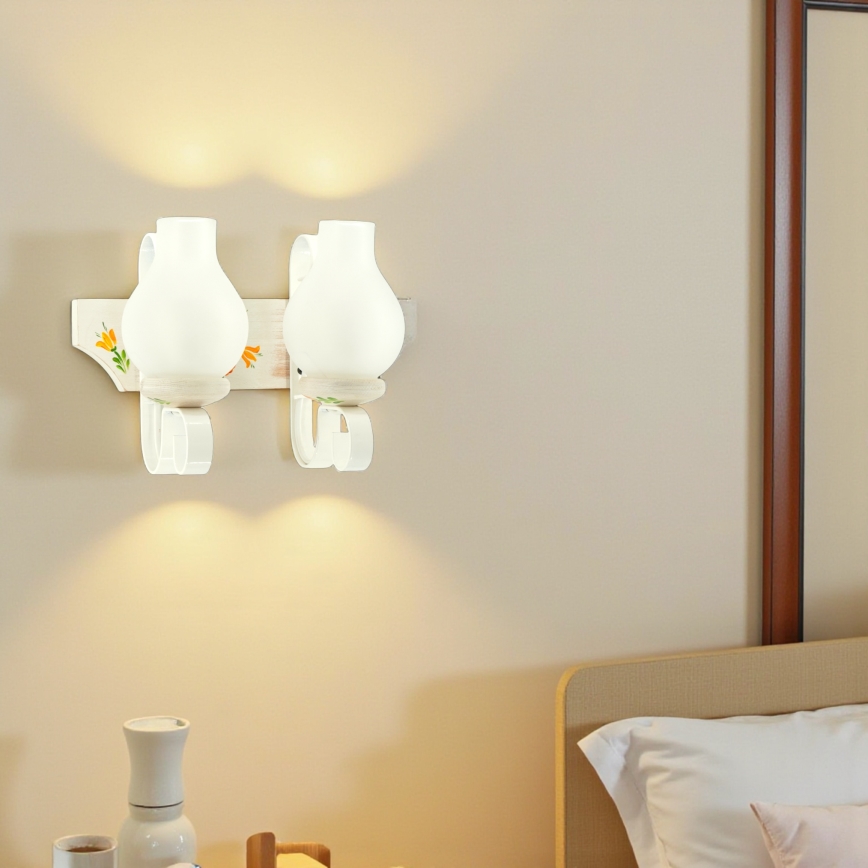 Brilagi - Zidna svjetiljka QUEEN 2xE14/40W/230V buk/krem