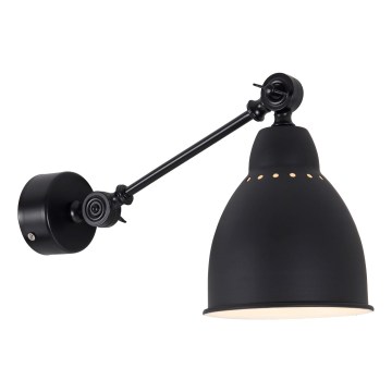 Brilagi - Zidna svjetiljka QUILL 1xE27/40W/230V 40 cm crna