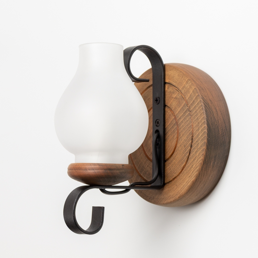 Brilagi - Zidna svjetiljka ROATA APLICA 1xE14/40W/230V bukva