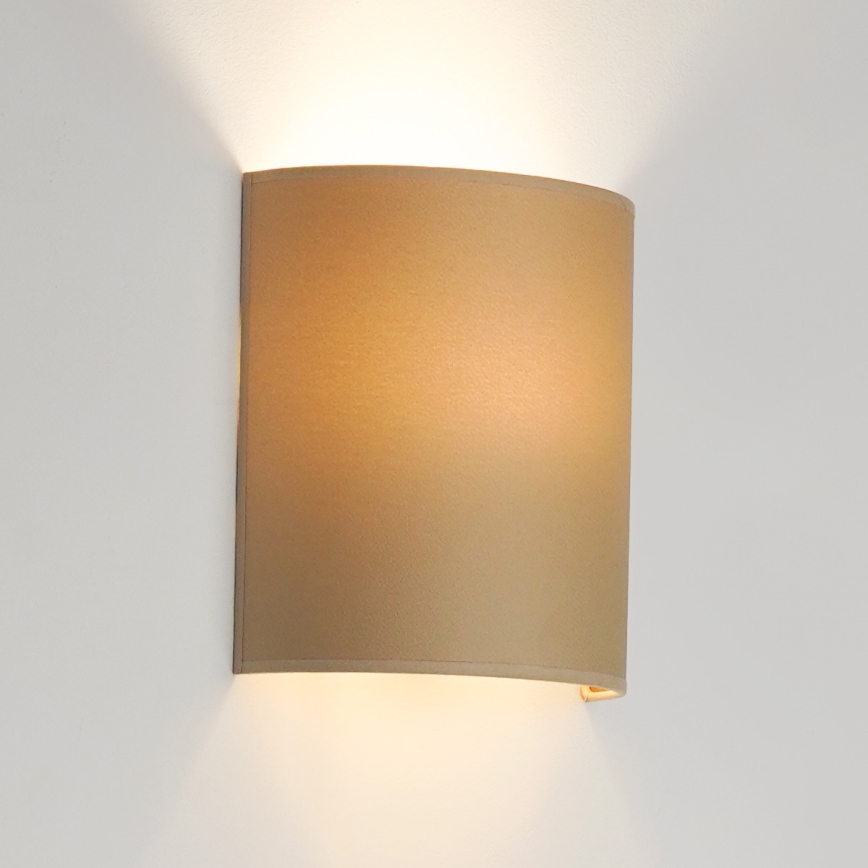 Brilagi - Zidna svjetiljka SEMI 1xE27/15W/230V pr. 20 cm bež