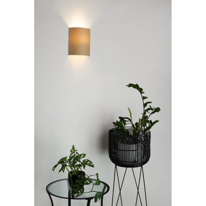 Brilagi - Zidna svjetiljka SEMI 1xE27/15W/230V pr. 20 cm bež