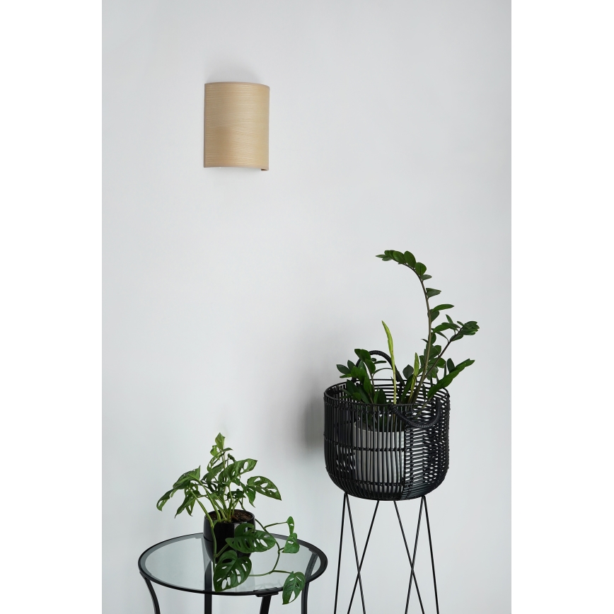 Brilagi - Zidna svjetiljka SEMI 1xE27/15W/230V pr. 20 cm bež