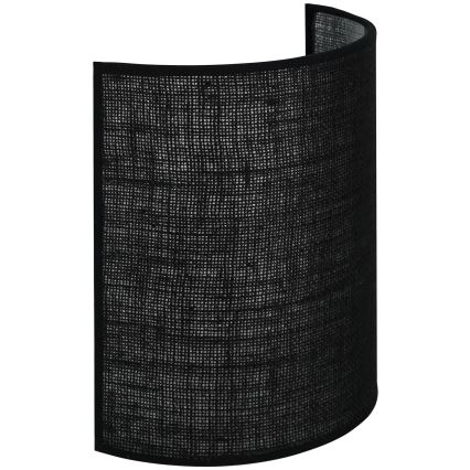 Brilagi - Zidna svjetiljka SEMI 1xE27/15W/230V pr. 20 cm crna