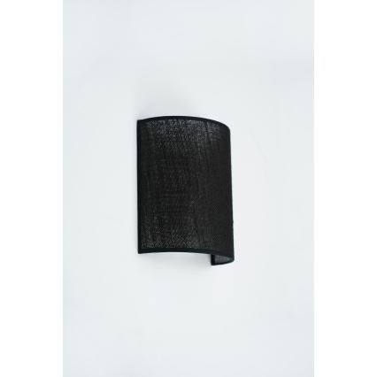 Brilagi - Zidna svjetiljka SEMI 1xE27/15W/230V pr. 20 cm crna
