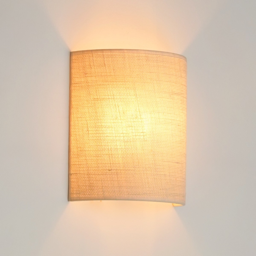 Brilagi - Zidna svjetiljka SEMI 1xE27/15W/230V pr. 20 cm krem