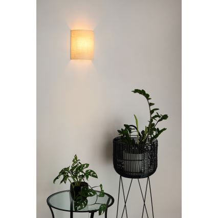 Brilagi - Zidna svjetiljka SEMI 1xE27/15W/230V pr. 20 cm krem