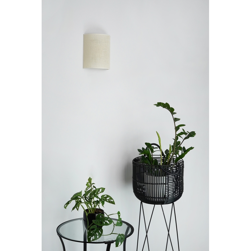 Brilagi - Zidna svjetiljka SEMI 1xE27/15W/230V pr. 20 cm krem