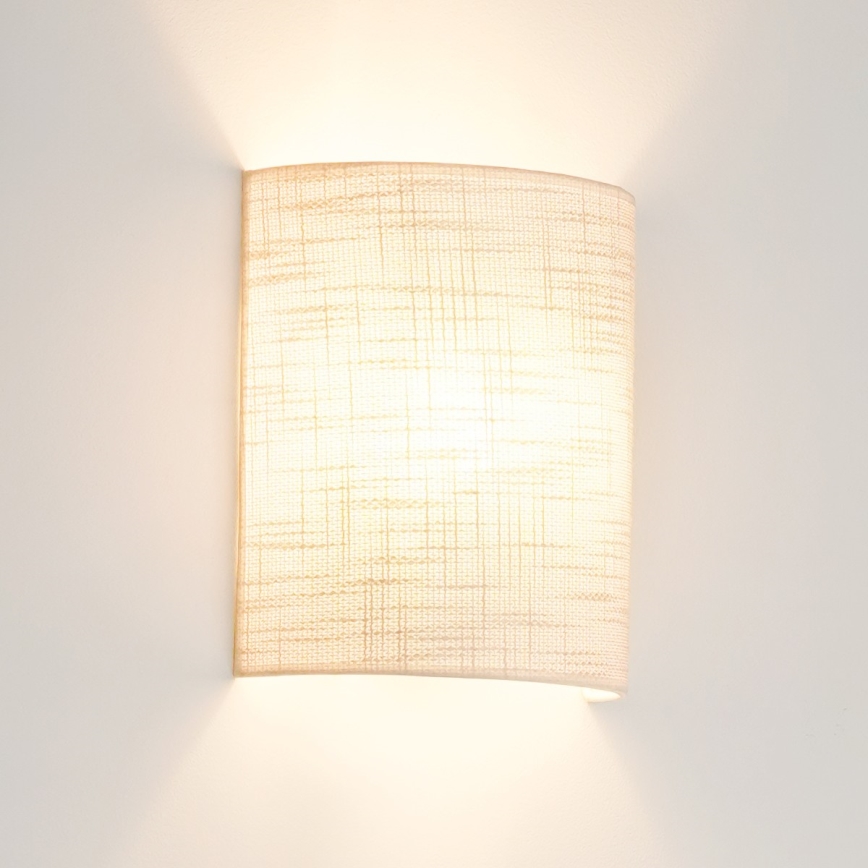 Brilagi - Zidna svjetiljka SEMI 1xE27/15W/230V pr. 20 cm siva