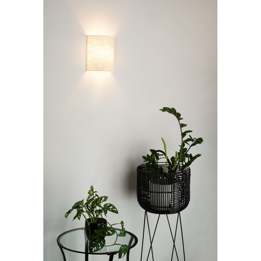Brilagi - Zidna svjetiljka SEMI 1xE27/15W/230V pr. 20 cm siva