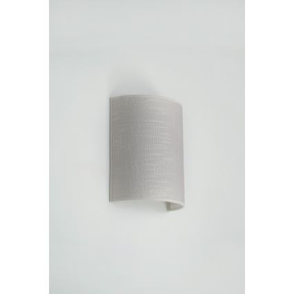 Brilagi - Zidna svjetiljka SEMI 1xE27/15W/230V pr. 20 cm siva