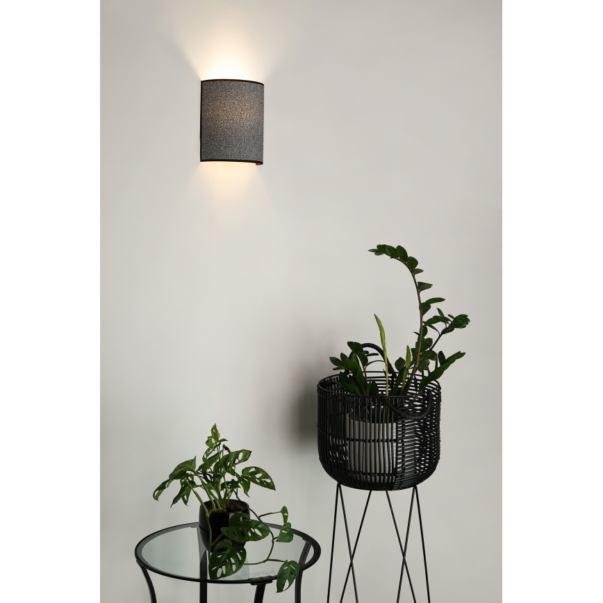 Brilagi - Zidna svjetiljka SEMI 1xE27/15W/230V pr. 20 cm siva